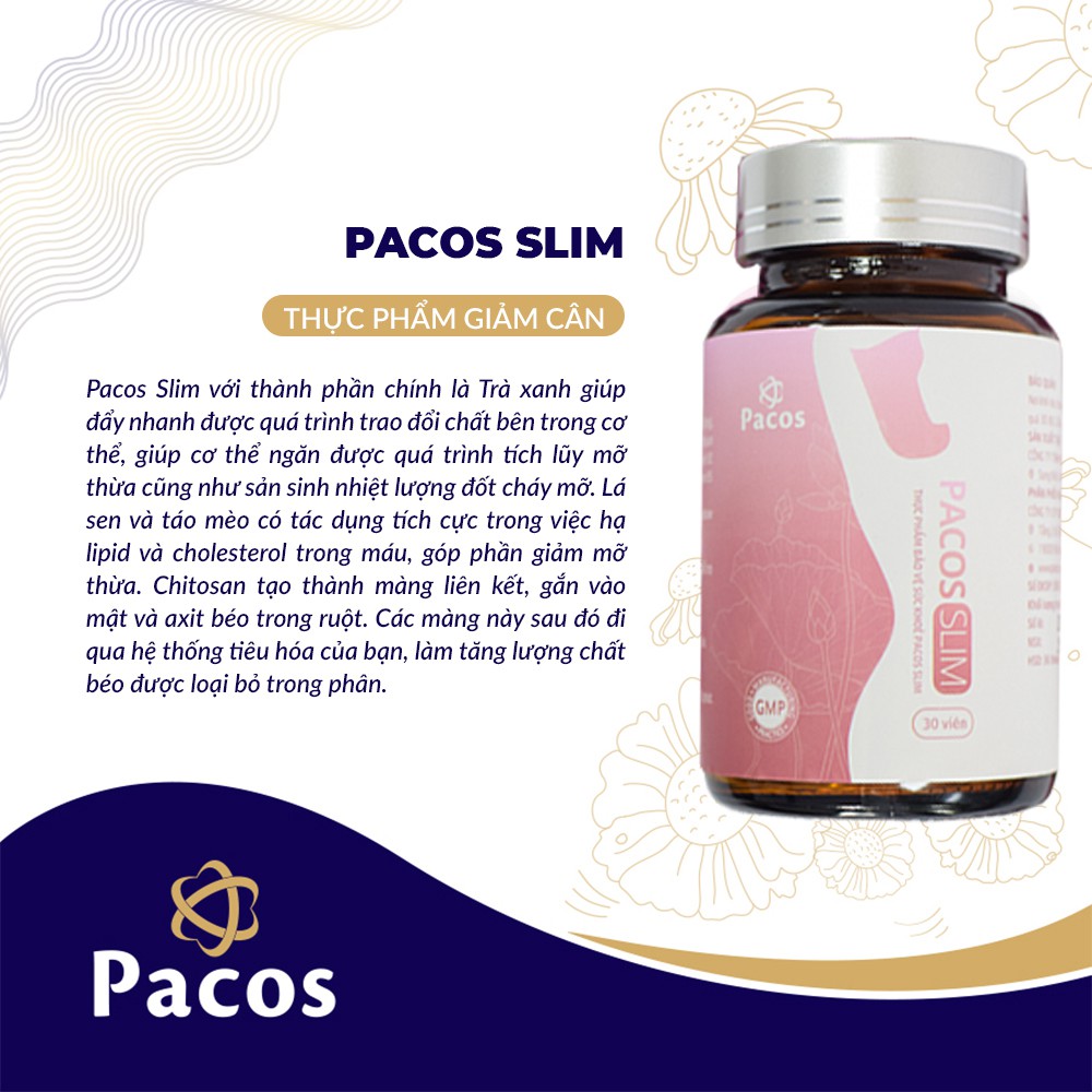 Thực phẩm giảm cân nhanh Pacos Slim chiết xuất thiên nhiên vitamin an toàn hiệu quả | BigBuy360 - bigbuy360.vn