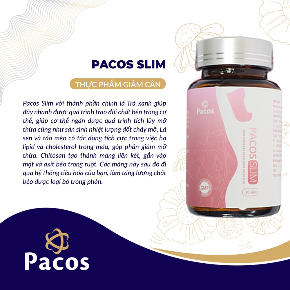 Thực phẩm giảm cân nhanh Pacos Slim chiết xuất thiên nhiên vitamin an toàn hiệu quả | BigBuy360 - bigbuy360.vn