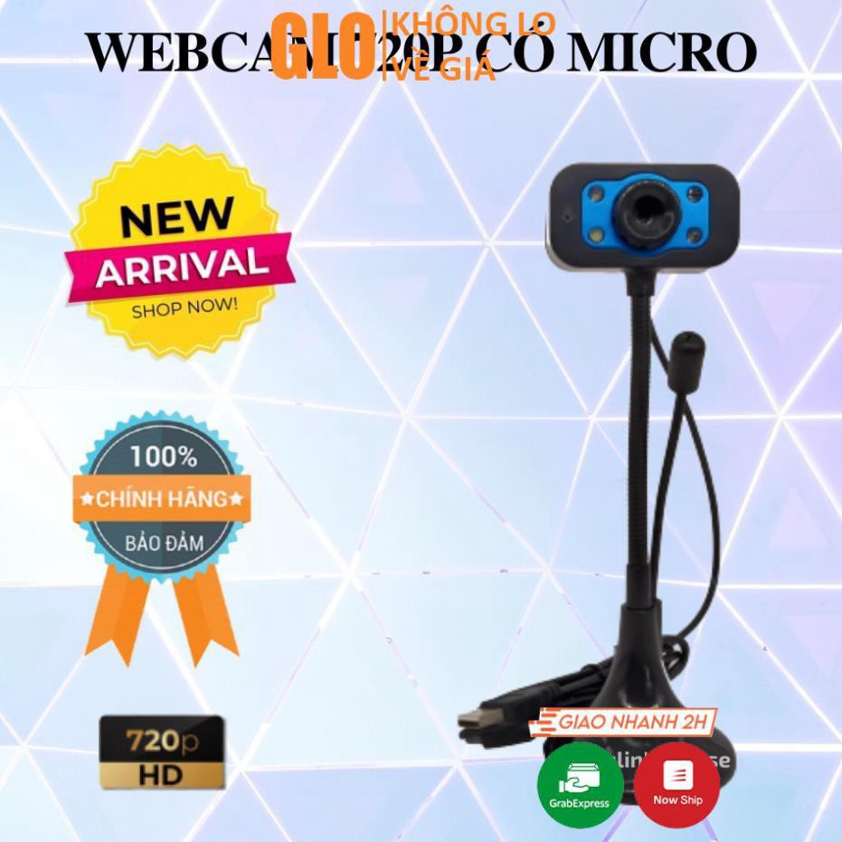 Webcam VSP Vcam 720p/ 1080p Có Micro Có Đèn Chân Cao, Siêu Nét Siêu Rõ Học Online, Giảng Dạy | BigBuy360 - bigbuy360.vn