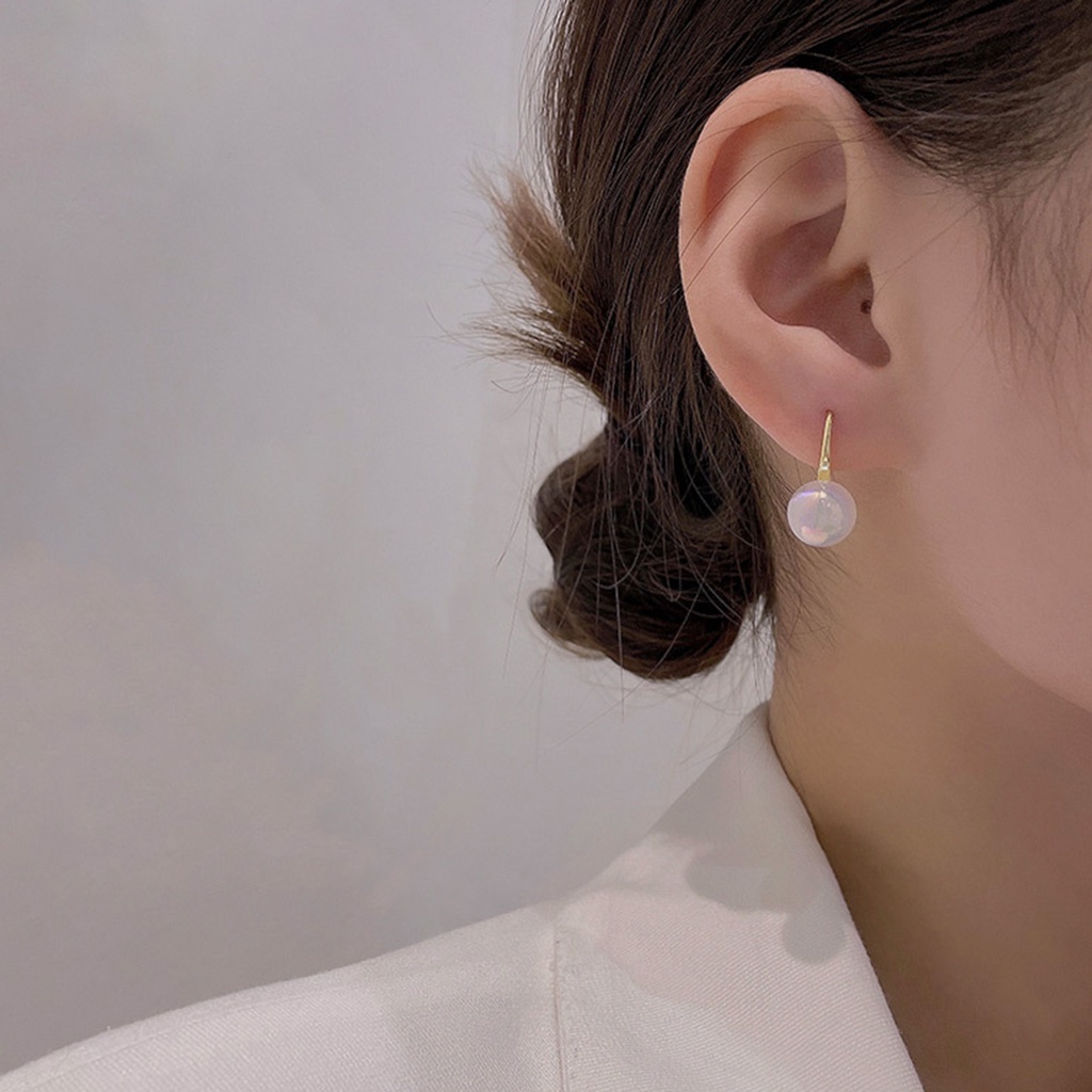 Ở stcok| 1 Đôi Bông Tai Nữ Đính Ngọc Trai Nhân Tạo Lấp Lánh