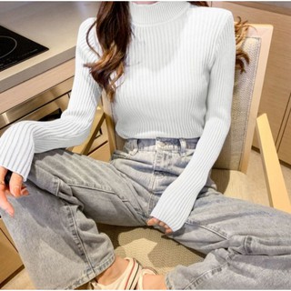Áo len tăm cho con ti cổ cao 3cm