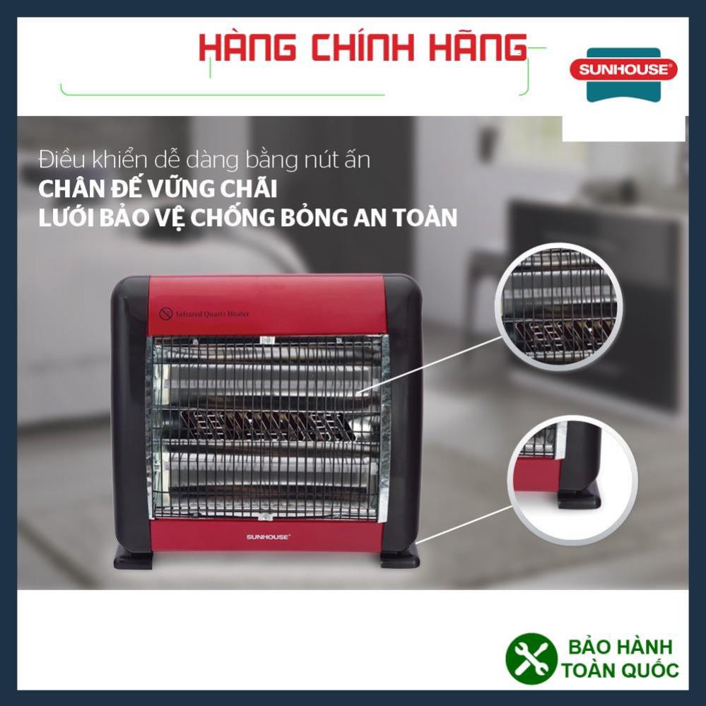 Đèn sưởi 2 bóng Sunhouse SHD7013, Máy sưởi sunhouse SHD7013, tốc độ làm ấm nhanh, tỏa nhiệt đều.