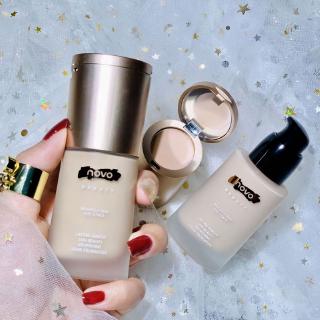 [Hàng mới về] Kem nền BB dạng lỏng * dầu che khuyết điểm NOVO chống nước / chống nhòe dùng trang điểm