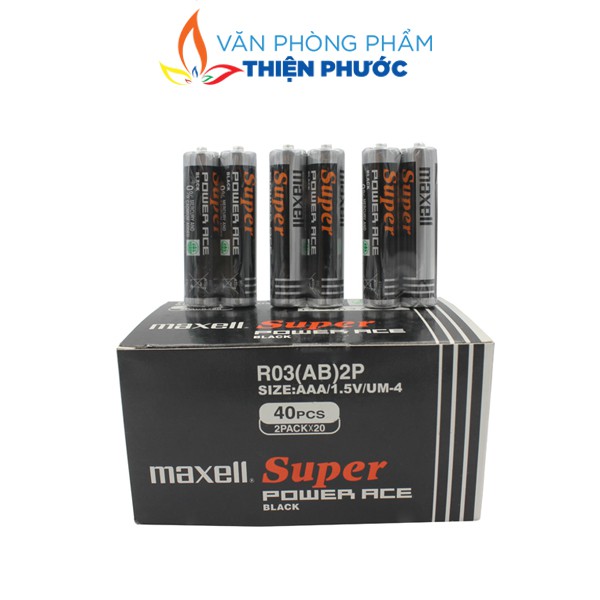 Pin Maxell AA - AAA vỉ 4 viên dùng cho thiết bị điện THIỆN PHƯỚC