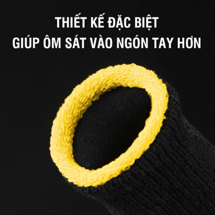 Bao Tay Chơi Game Cho Điện Thoại, Găng Tay Chơi Game FreeFire, Pubg Mobile, Liên Quân - Cảm Ứng Mượt - Chống Mồ Hôi Tay