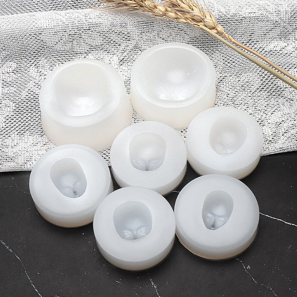 FASHYUNER Khuôn silicon tạo hình mặt búp bê em bé 3D phiên bản Q DIY