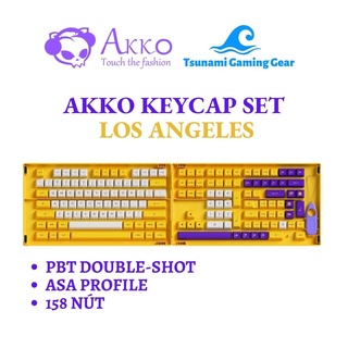 Bộ keycap AKKO Los Angeles (PBT DoubleShot | ASA profile | 158 nút)