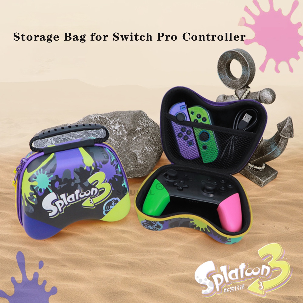 Túi Đựng Bảo Vệ Dock Sạc Máy Chơi Game Nintendo Switch & Switch Oled Splatoon 3