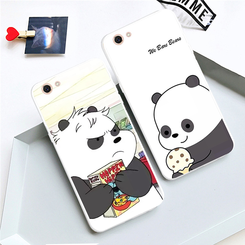 Ốp vivo - Ốp lưng chống sốc vivo V3 Max V5 V5S V7 X9 Y53 Y66 Y69 Y75 Y79 Lite Plus we Bare Bears Silicone Case