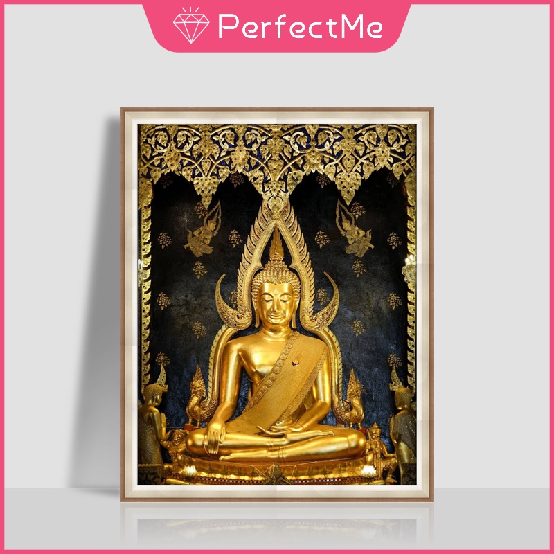 Bộ Tranh Đính Đá Tự Làm 40x50cm 2022 Hình Đức Phật