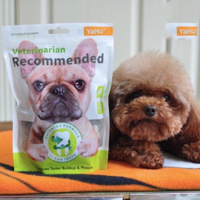 Xương thưởng yaho sạch răng khử mùi hôi miệng cho chó. Mèo. Thú cưng