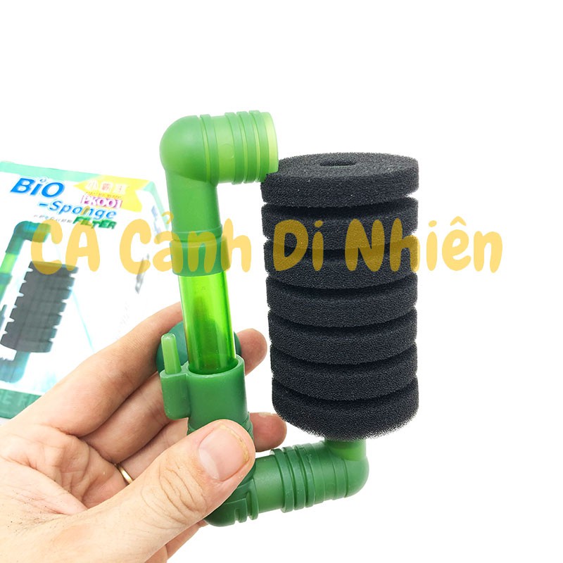 Lọc sủi vi sinh Bio-Sponge PK001 bông đơn cho hồ cá cảnh