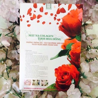 MẶT NẠ THẠCH COLLAGEN TƯƠI ƯỚP CÁNH HOA HỒNG (Dùng được 15 lần đắp mặt)