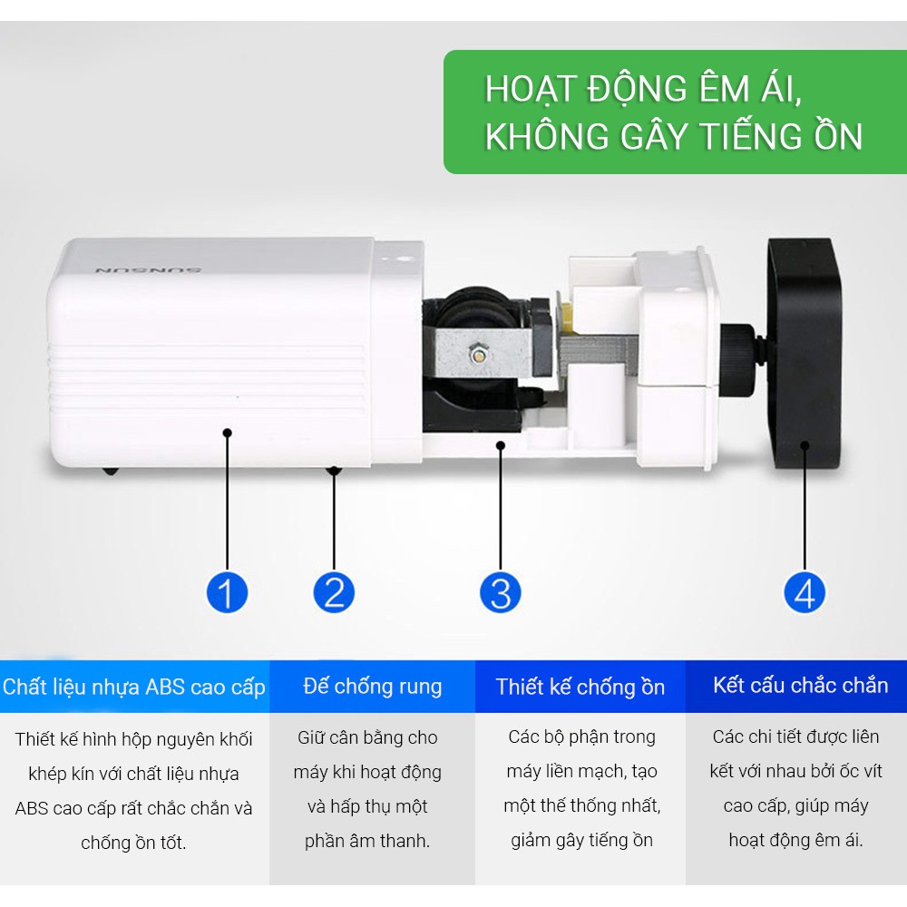 Máy sủi khí oxy cho bể cá cảnh 300 lít  SUNSUN CT-202 chính hãng