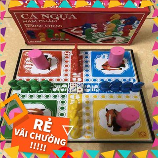 Bộ Cờ Cá Ngựa Nam Châm