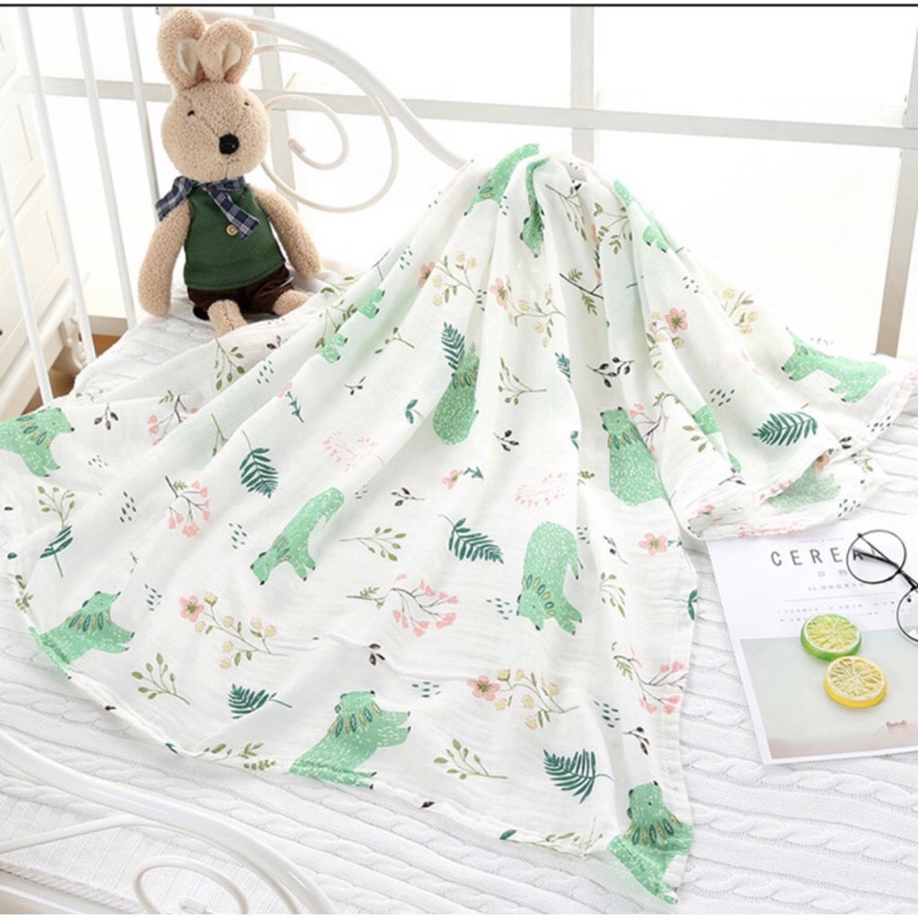Khăn tắm sợi tre xuất Nhật 2 lớp FREE SHIP Khăn tắm 2 lớp sợi tre cho bé sơ sinh, khăn aden sợi tre