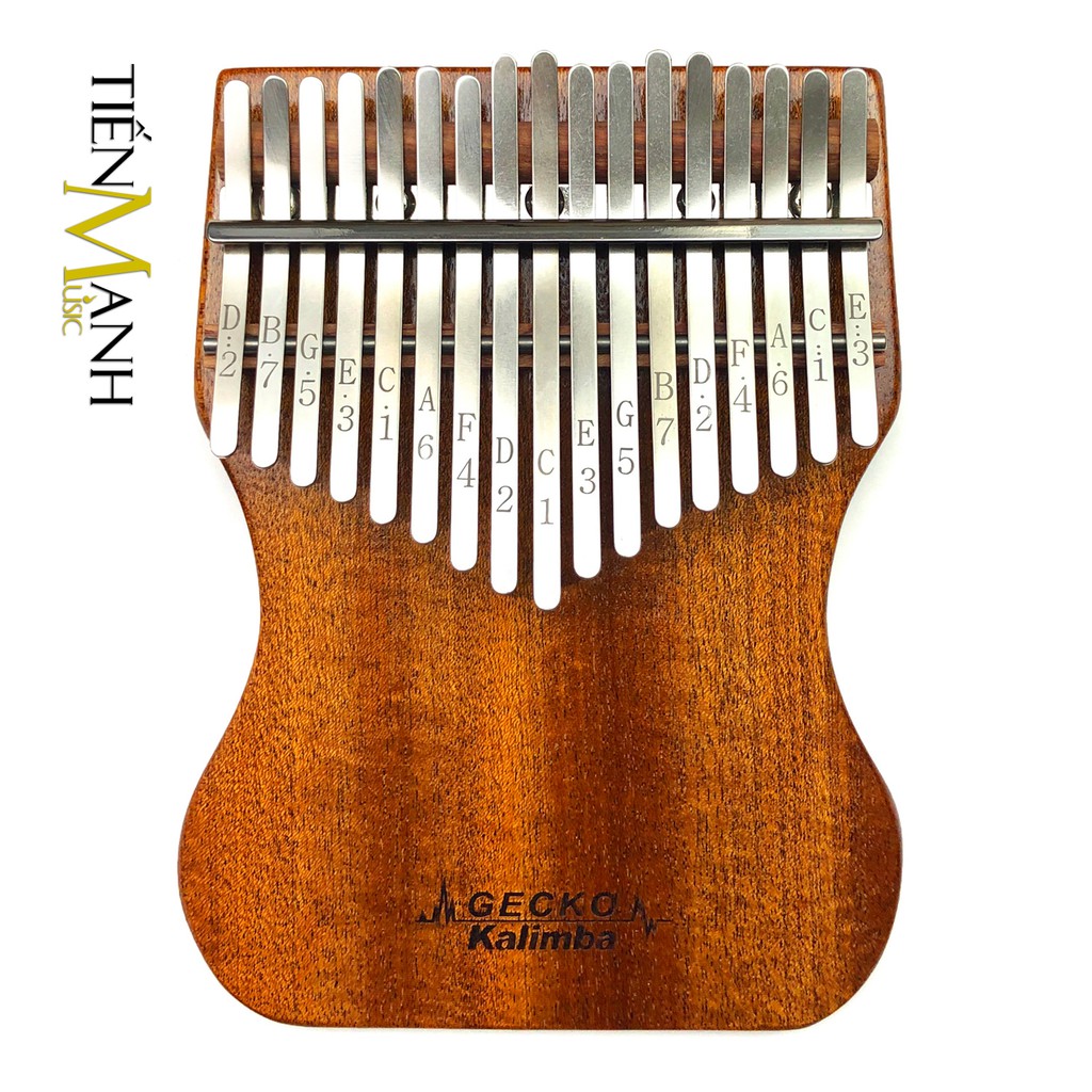 [Khắc Phím] Đàn Kalimba Gecko 17 Phím K17MAP - Tone C, Gỗ Mahogany (Cam kết 100% Chính hãng nhập khẩu Tiến Mạnh Music)