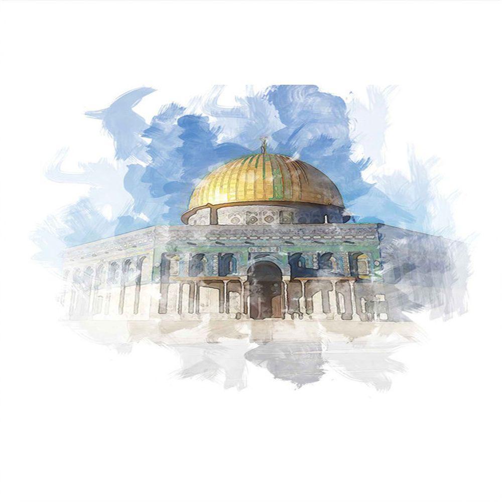 Tranh Vải Canvas Treo Tường Trang Trí Phong Cách Hồi Giáo Độc Đáo