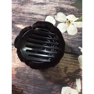 Búi tóc giả hoa trà