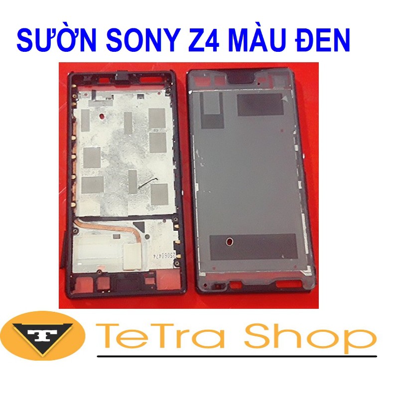 SƯỜN SONY Z4 MÀU ĐEN