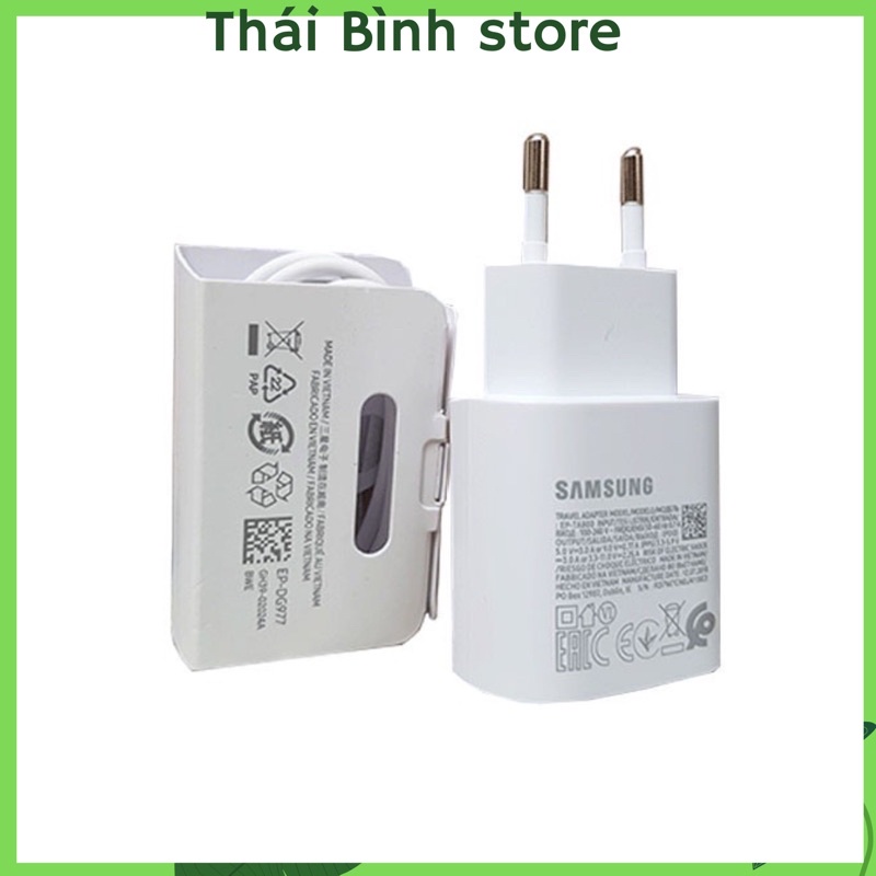 Bộ Củ, Cáp Sạc Nhanh ss 25w cho các máy 9, 10, 20 A-71 A-70 A-80 A-90 S-8, S-9 S-20 S-20+Bóc máy BH 12 tháng lỗi 1đổi1