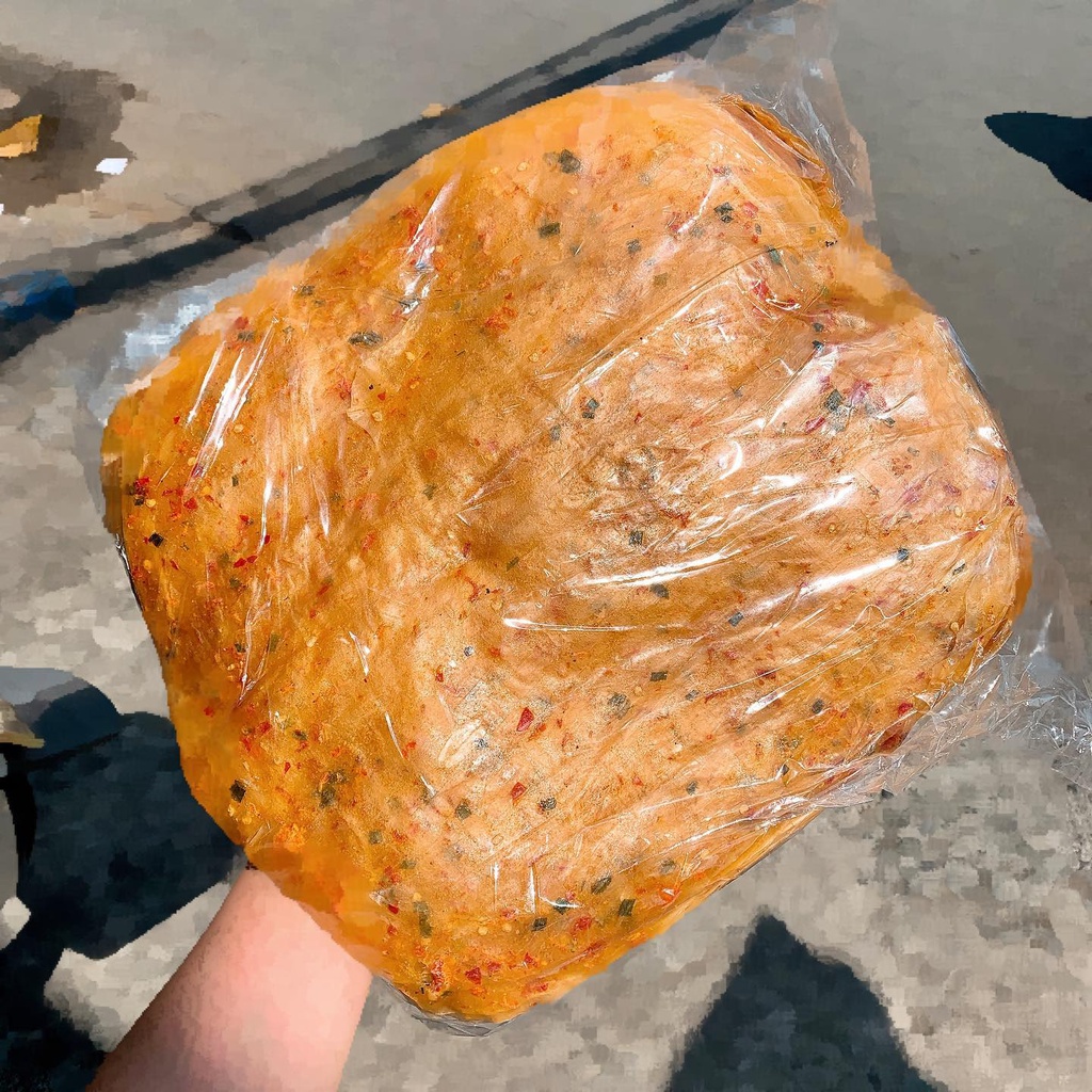[Best seller] 300gr Bánh tráng dẻo tôm cay Tây Ninh 300g