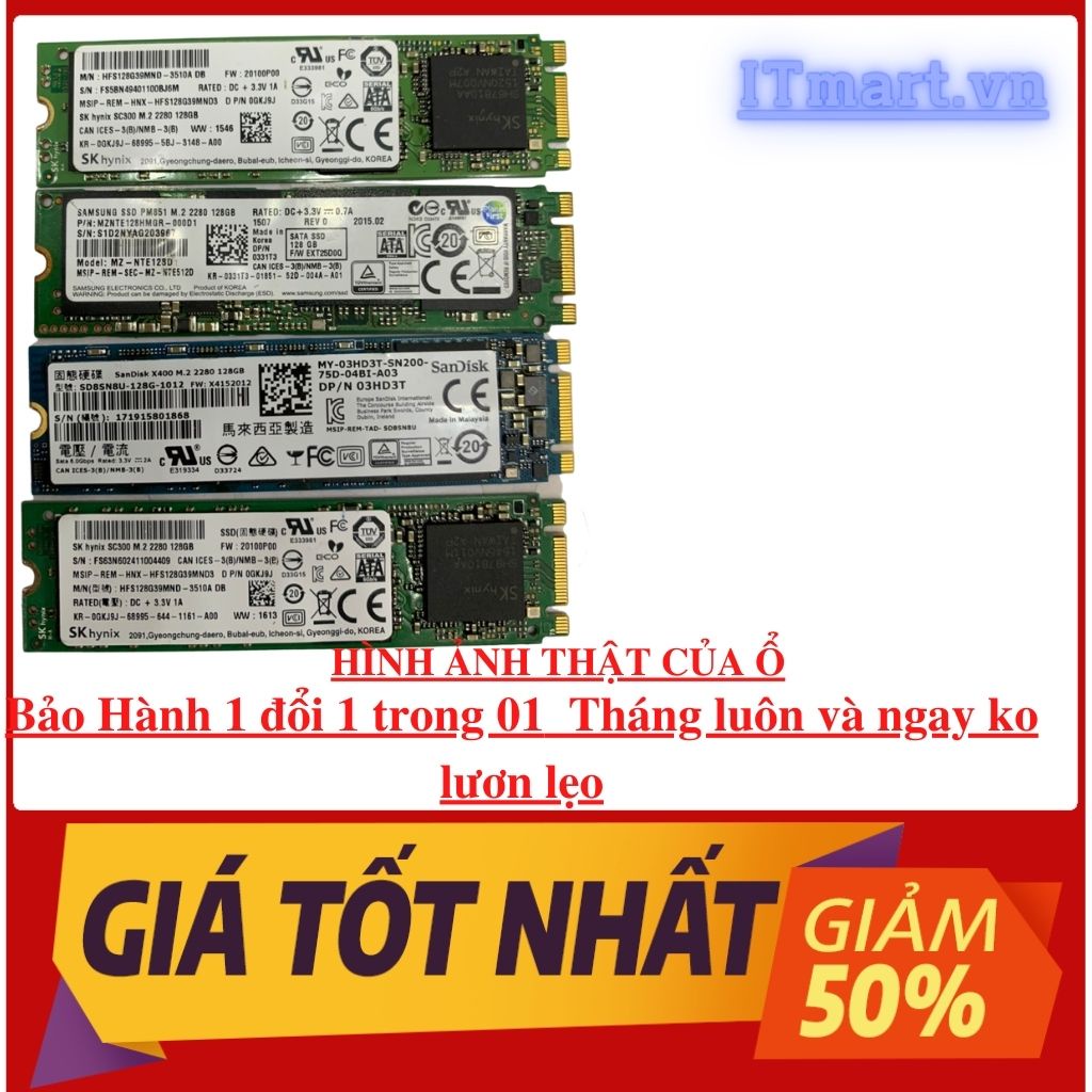 ổ cứng ssd M2SATA -2280/Msata 2240/Nvme 2280/Nvme 2220 hàng tháo máy Dell | BigBuy360 - bigbuy360.vn