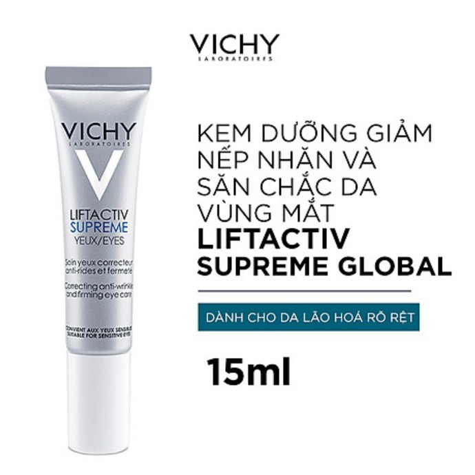 Kem Dưỡng Chống Nếp Nhăn Và Nâng Mí Mắt - Liftactiv Ds Eye Cream Vichy 15ml