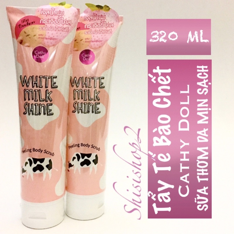 💐 TẨY TẾ BÀO CHẾT TOÀN THÂN White milk shine Thái lan 320ml