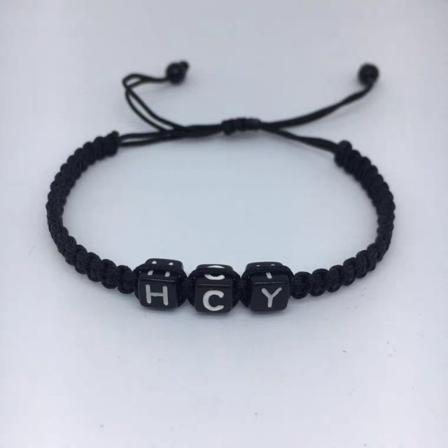 Lắc Tay Handmade Mix Chữ Cái Theo Yêu Cầu ( Thông báo size cổ tay )