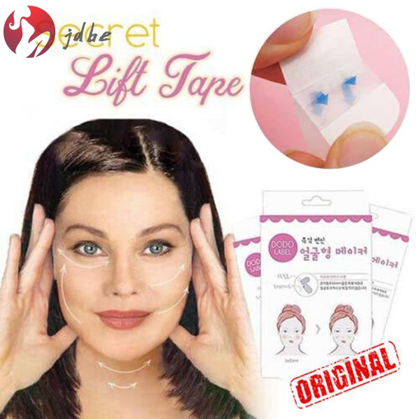 JDBE 40Pcs/Box Secret Lift Tape Effective Face Sticker Thin Invisible Chin Patch