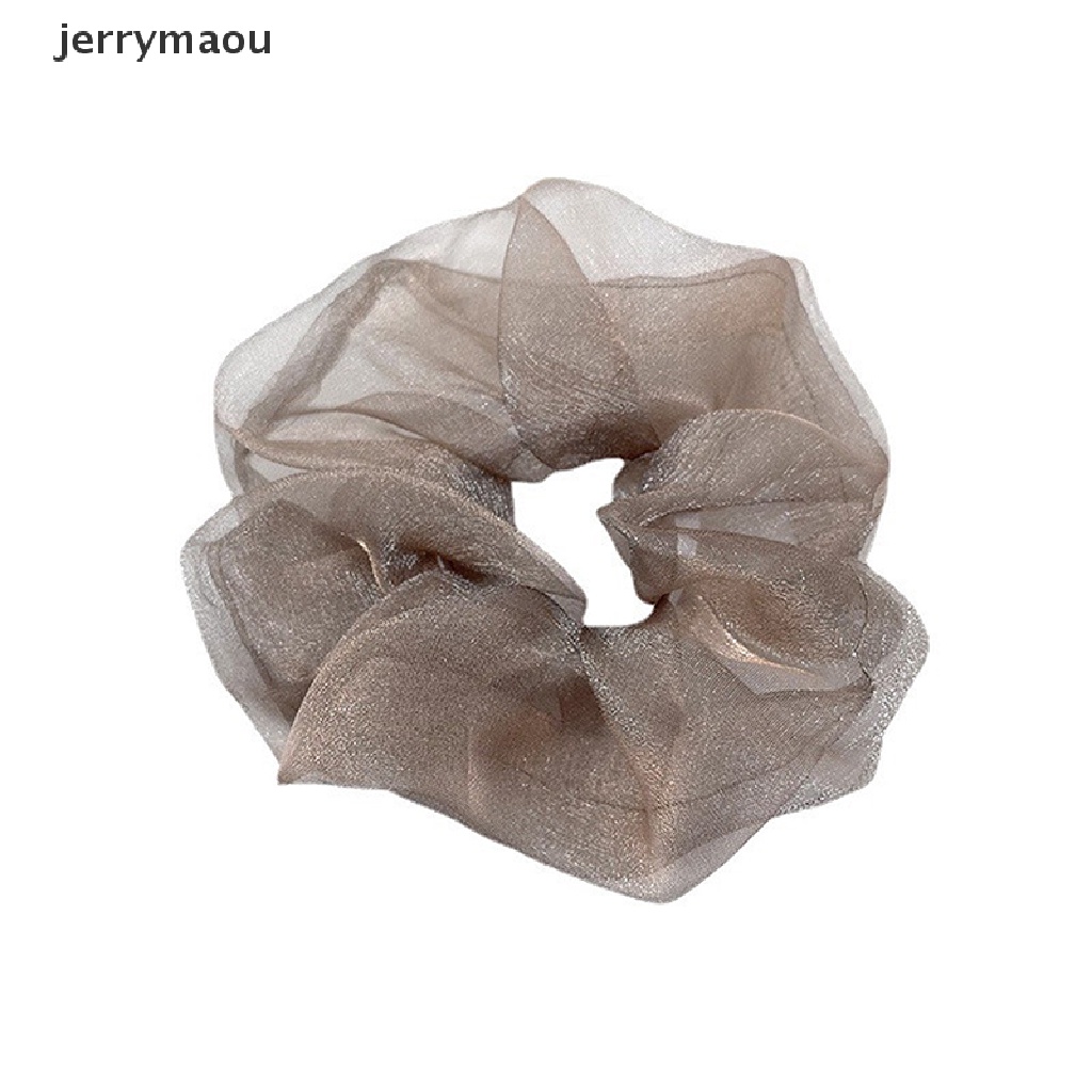 Dây Cột Tóc Scrunchies Co Giãn Thời Trang Cho Nữ