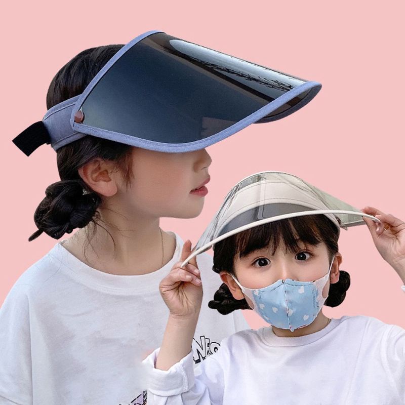 Mũ Lưỡi Trai Có Tấm Chắn Bảo Vệ Mặt Chống Tia UV / Giọt Bắn An Toàn Tiện Dụng