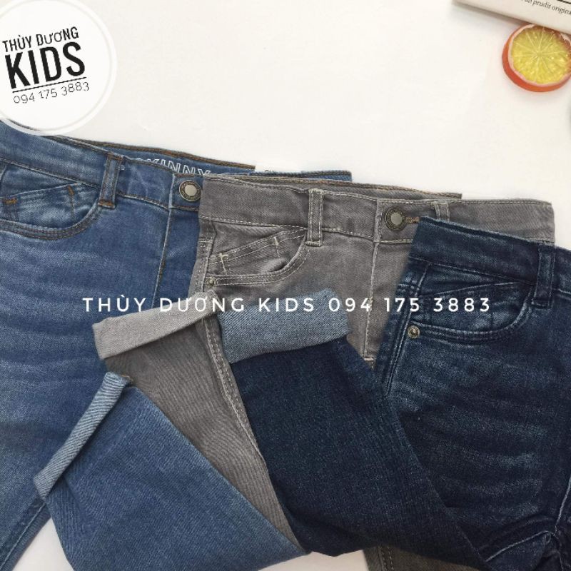 ⚡😍Quần bò/ jeans Zara skinny màu xanh nhạt, xanh đậm, khói và đen dư xịn cho bé