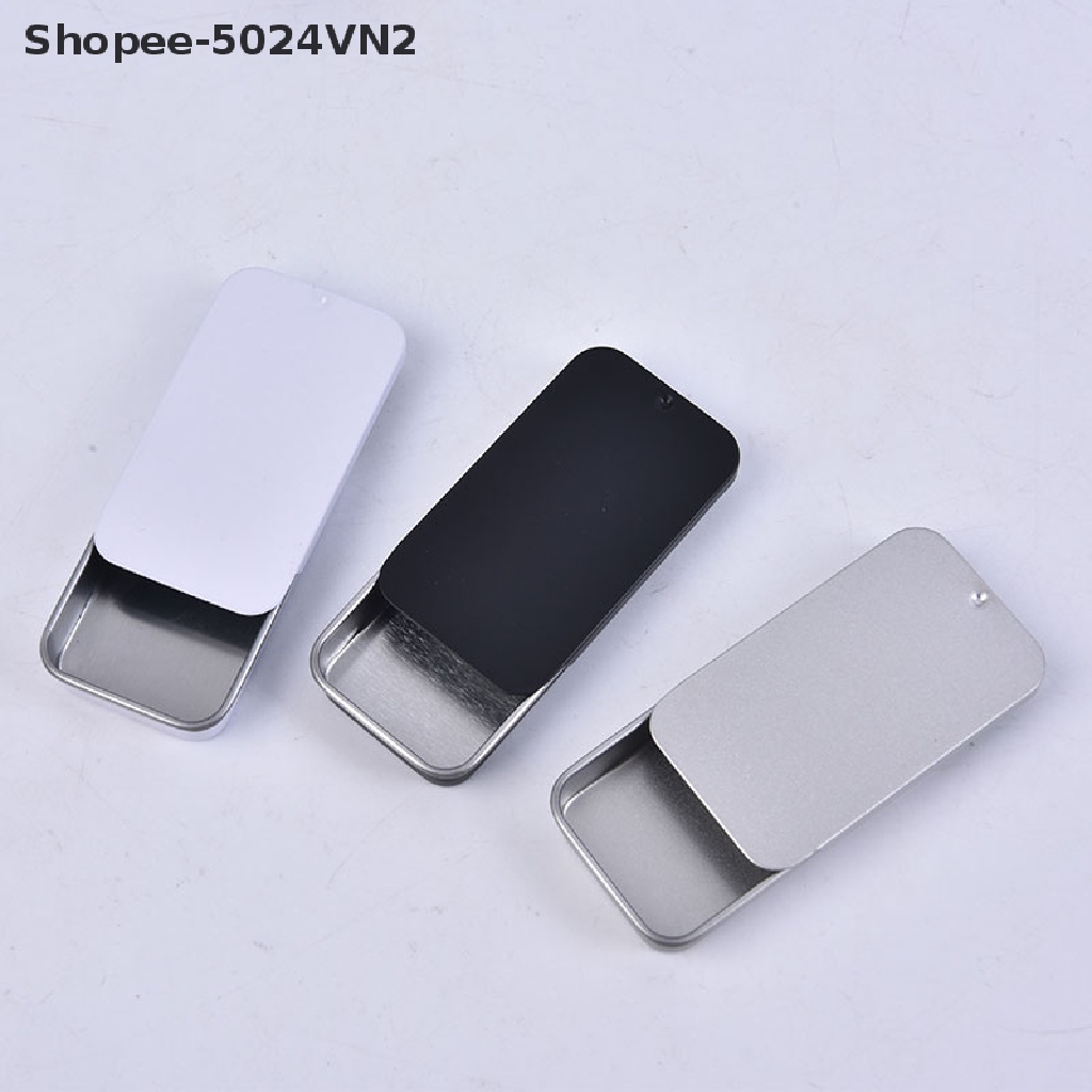 Hộp thiếc mini có nắp trượt dùng đựng đồ trong tiệc cưới