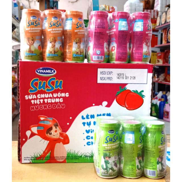 Sữa chua uống SUSU LỌ 48 LỌ X 80Ml