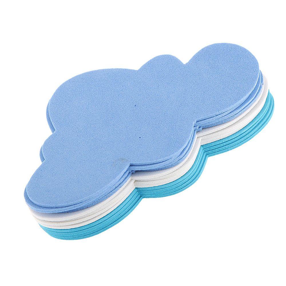 12 Sticker Dán Tường Hình Đám Mây Bằng Xốp EVA