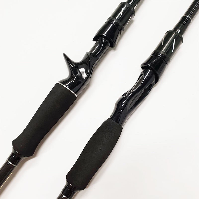Cần câu lure máy  Ngang Và máy Đứng JD rút gọn 60cm chất liệu carbon