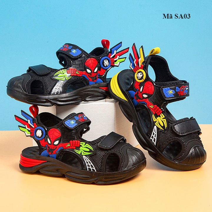Giày siêu nhân bé trai từ 2-10 tuổi kiểu sandal rọ SA03
