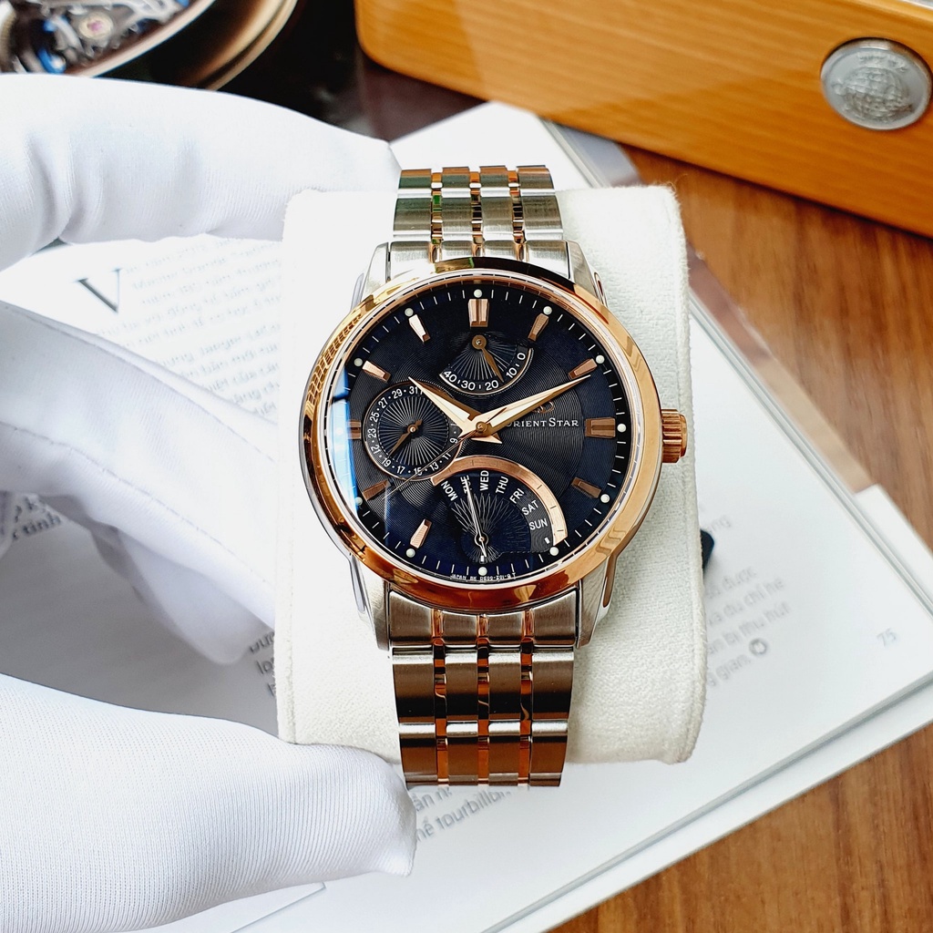 Đồng hồ nam Orient Star Retrograde SDE00004D0 chính hãng