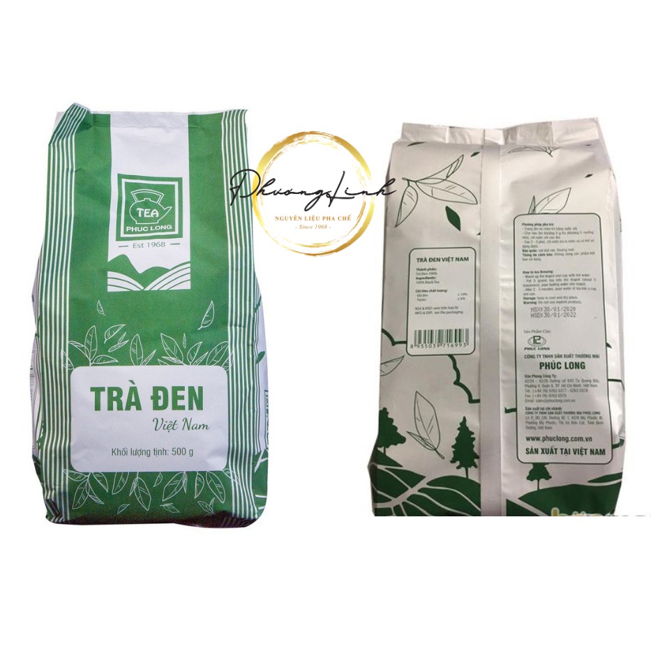 TRÀ ĐEN PHÚC LONG 500G Mẫu Mã Mới Chất Lượng Không Đổi