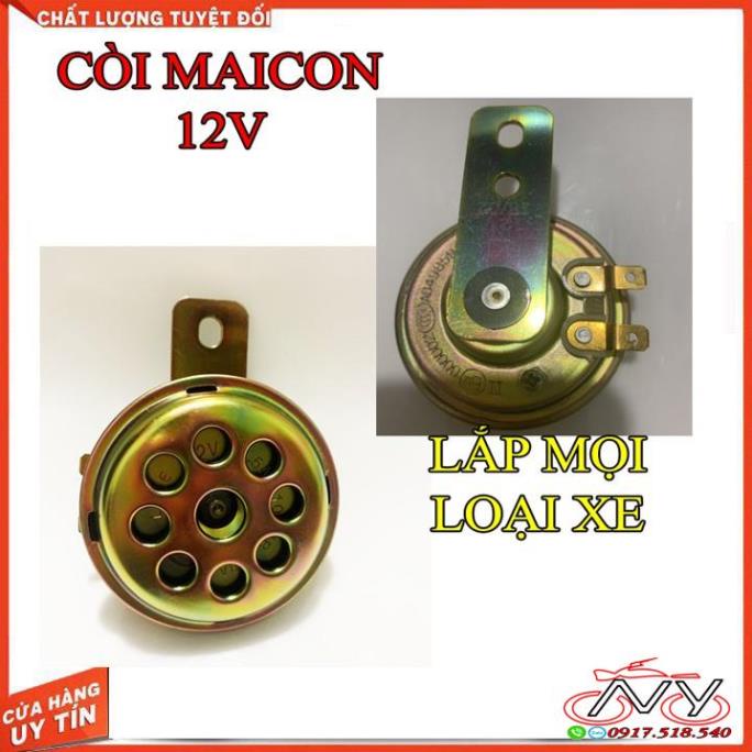 CÒI XE MÁY MAICON 12V ( LẮP MỌI LOẠI XE)- giá 1 chiếc