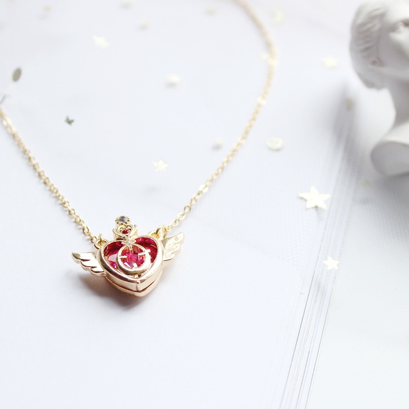 Vòng cổ Mặt Hình Trái Tim Đính Đá Zircon Sang Trọng Cho Nữ