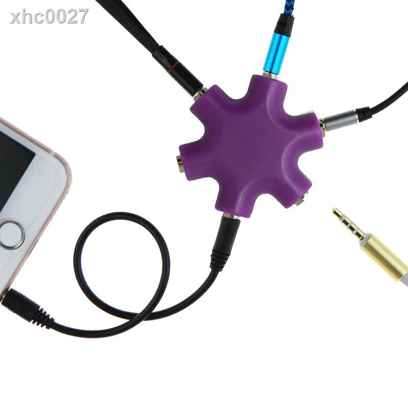 ✓Cáp chuyển đổi âm thanh 3.5Mm MP3 1 sang 5 cho điện thoại | BigBuy360 - bigbuy360.vn