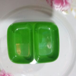 Đĩa gia vị đôi nhựa phíp