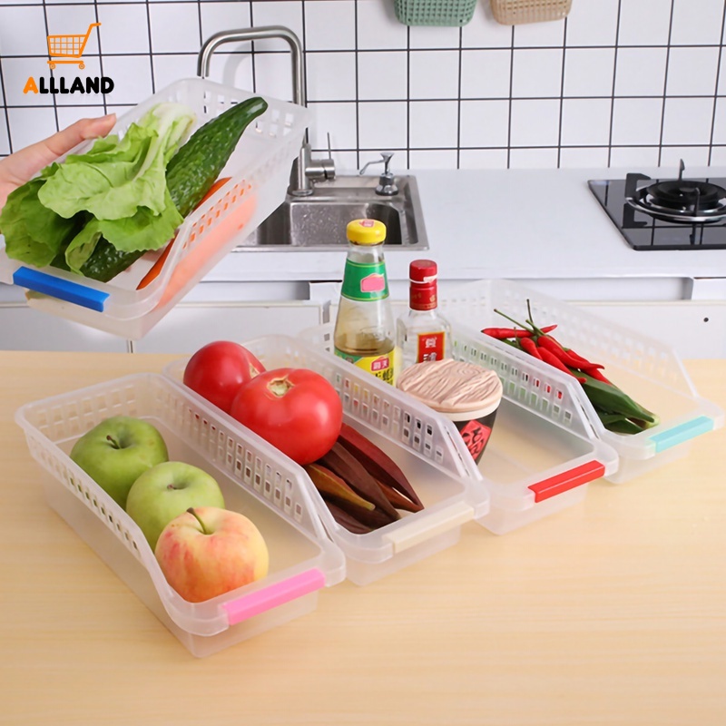 Rổ Nhựa Đựng Thực Phẩm Tiết Kiệm Không Gian Màu Sắc Ngẫu Nhiên