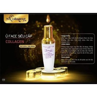 Tắm trắng da mặt n collagen