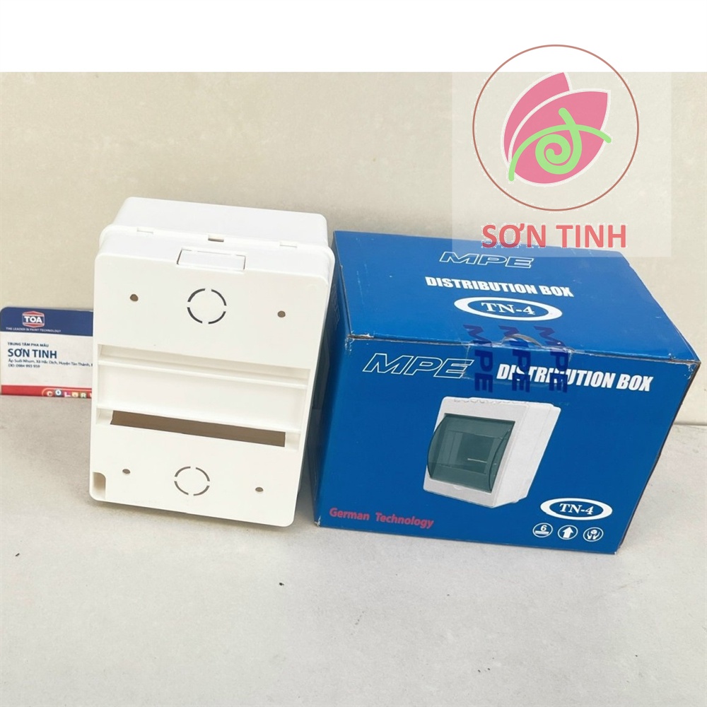 Tủ điện âm tường MPE chứa MCB TN-4 tủ điện nhựa công nghiệp, hộp nhựa âm tường, tủ điện thi công, tủ bảng điện