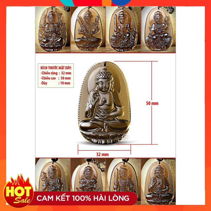 ((((GIẢM  15%)))) Chuỗi hạt đeo cổ mặt phật Bất Động Minh Vương (Phật bản mệnh người tuổi Dậu) -hàng tại xưởng