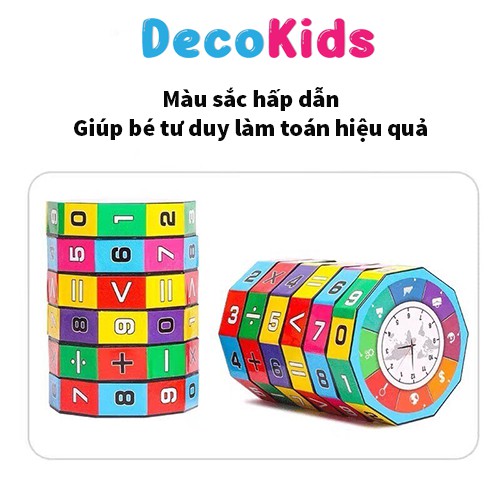 Đồ chơi rubik toán học giúp bé rèn luyện các phép tính hiệu quả